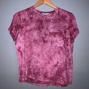 pink tye dye cute tee